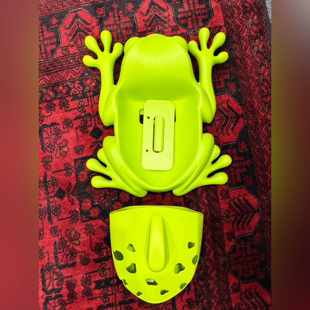 Boon Frog Bath Toy Scoop organizer